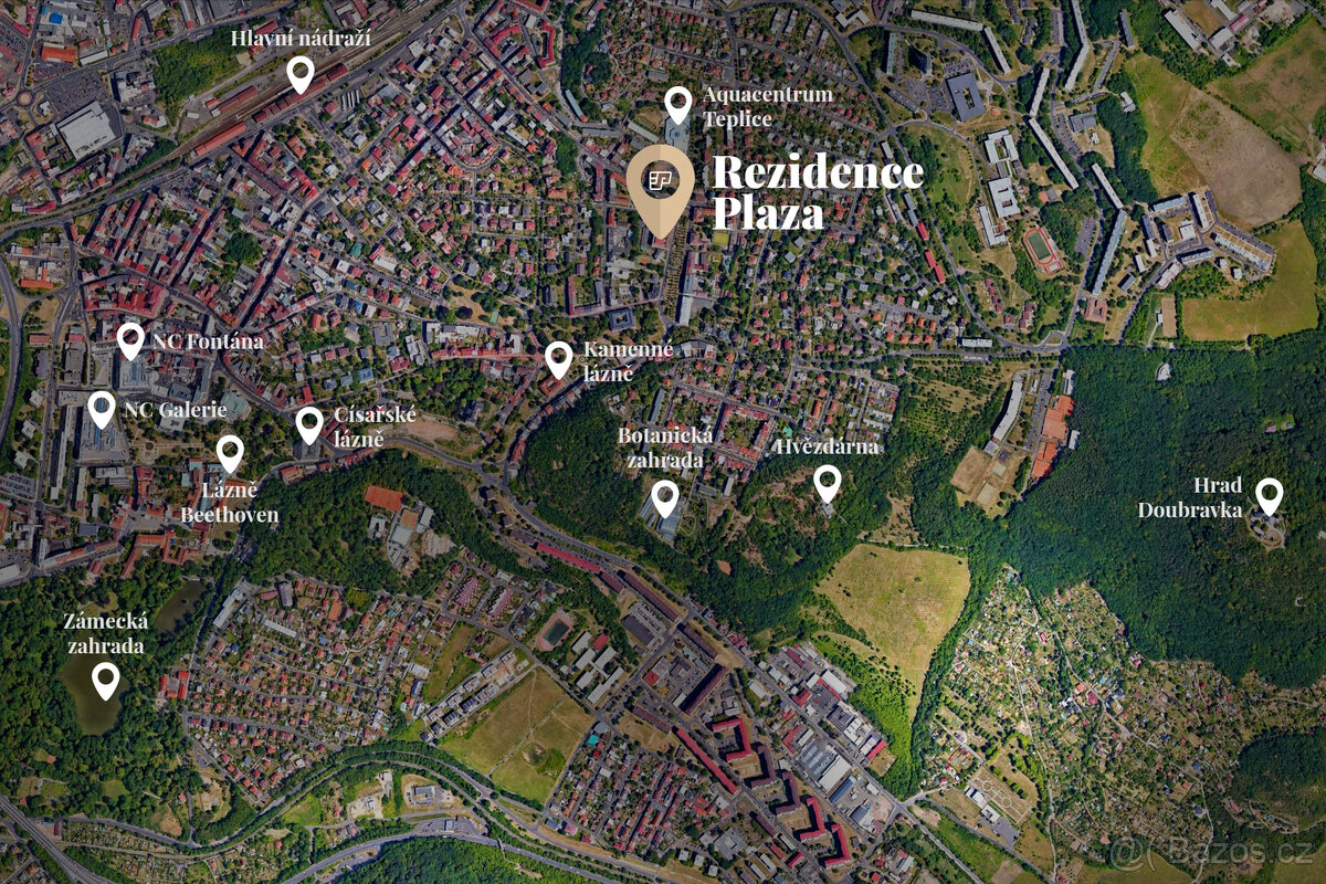 Prodej bytu 3+kk – 96,2 m², 1. NP, Teplice – Šanov 1 (Rezide - 5