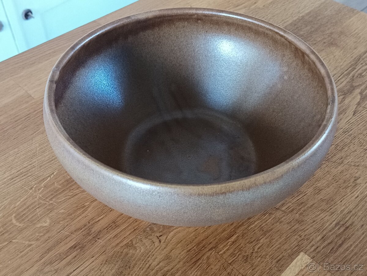 VINTAGE KAMENINOVÁ MÍSA GRÉS & POTIERS DIGOIN - FRANCIE - 5