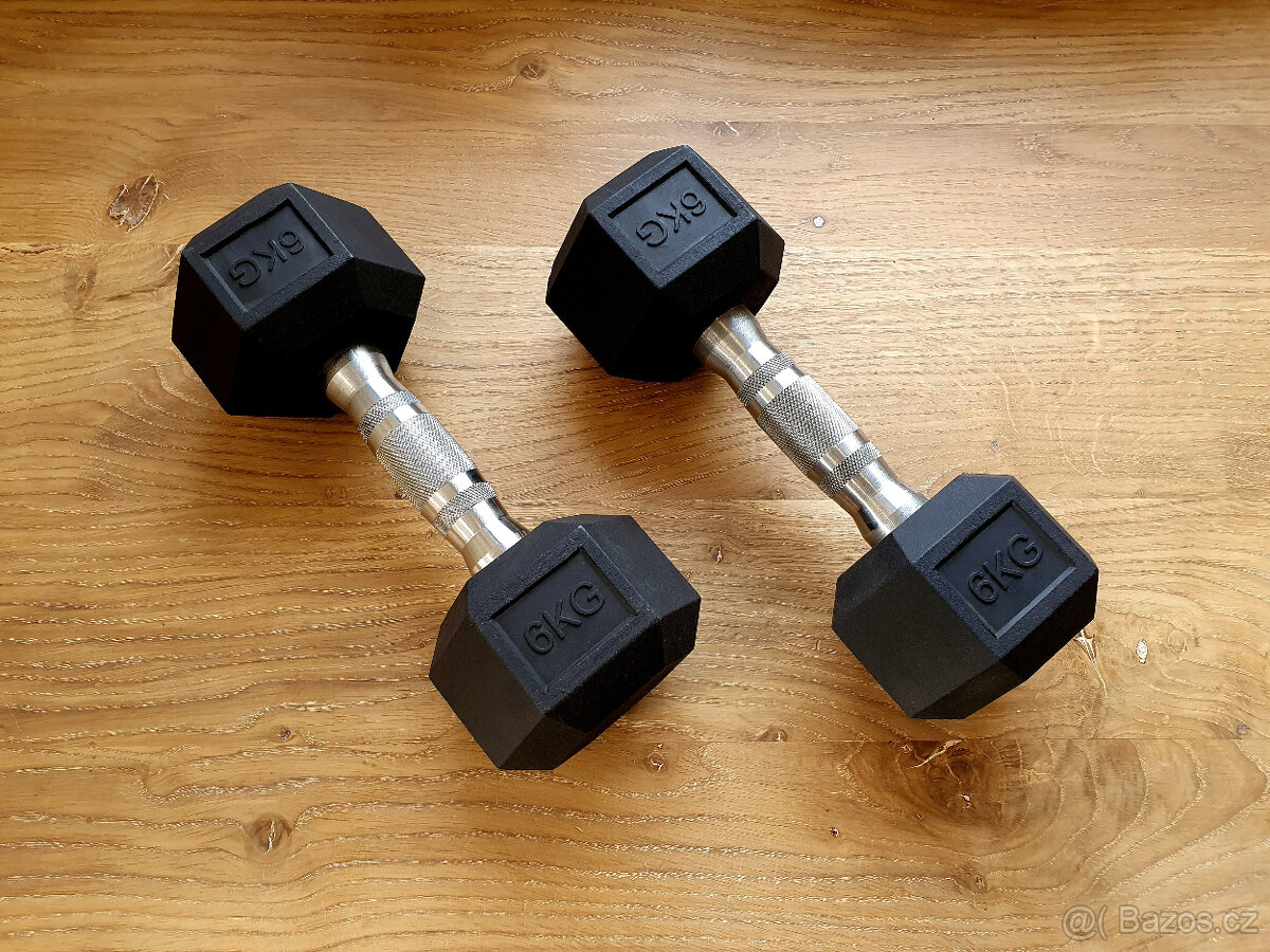 jednoručky činky - HEXA 2-10kg (108kg) - 5