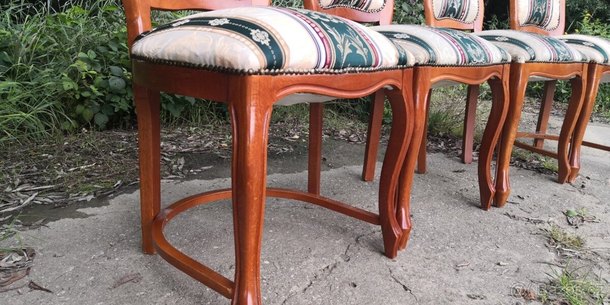 Barokní židle - 4 ks - 5