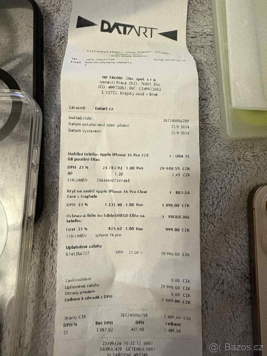 Prodám Iphone 16Pro 128gb v dobrém stavu - 5