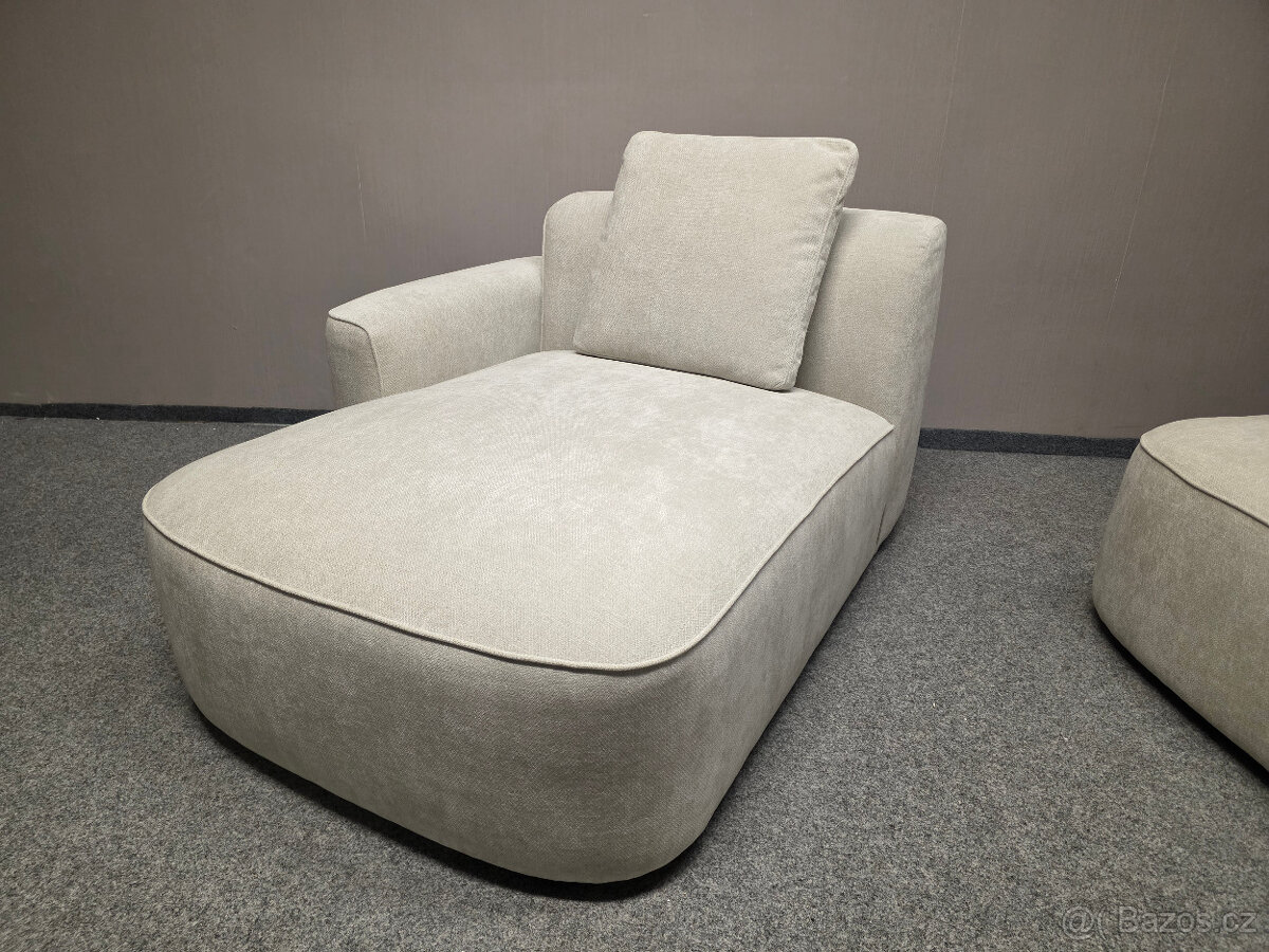 Nová variabilní sedačka ELA světle šedá - 5