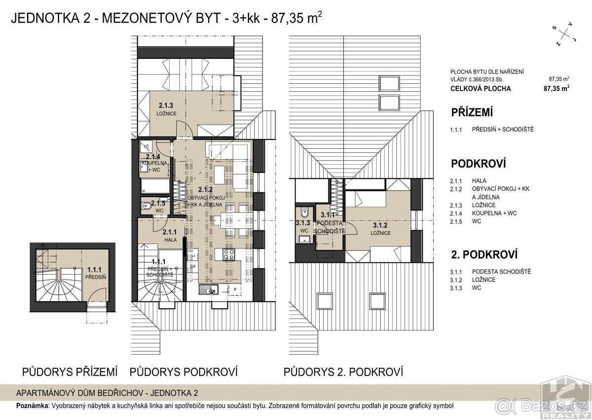 Mezonetový apartmán 3+kk Bedřichov v Jizerských horách - 5