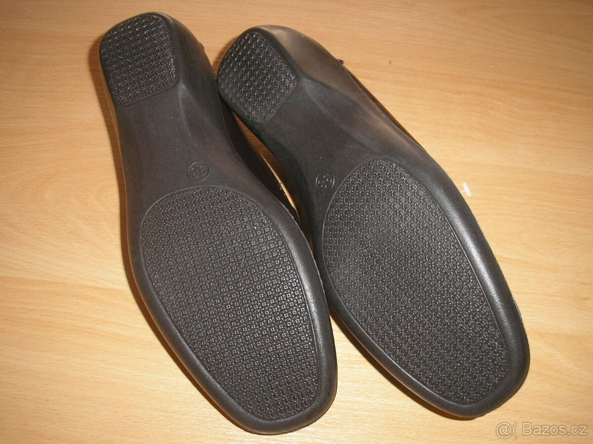 Hnědé mokasíny vel.38 - 5