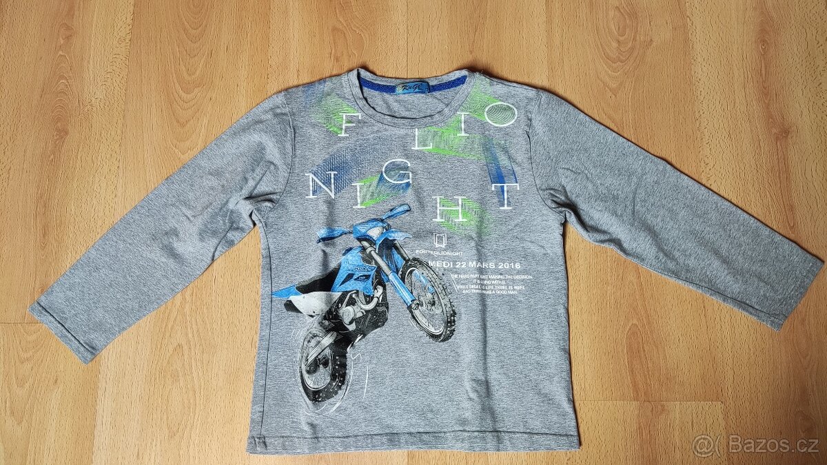 Chlapecké tríčka dlouhý rukáv 4x 134 Kugo/Wolf - 5