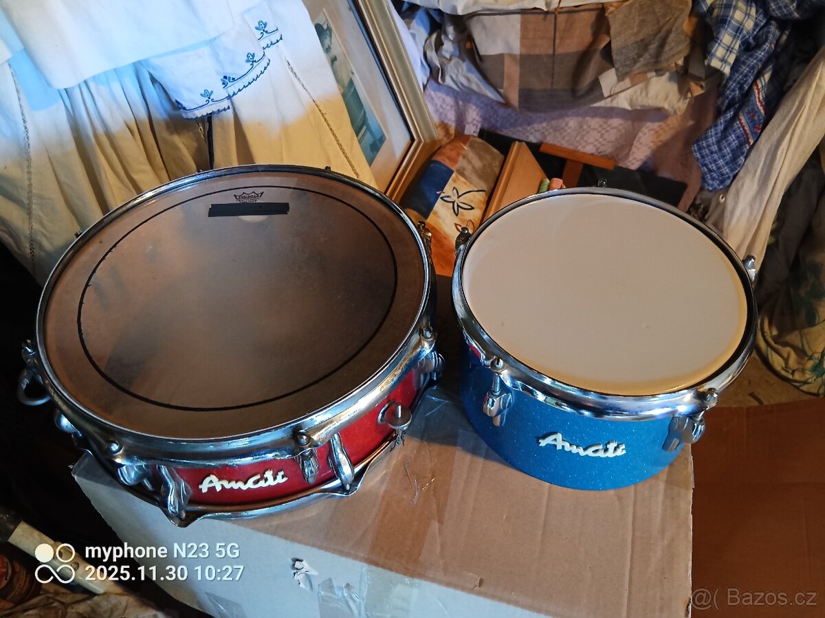 Retro bicí bubny stojany - 5