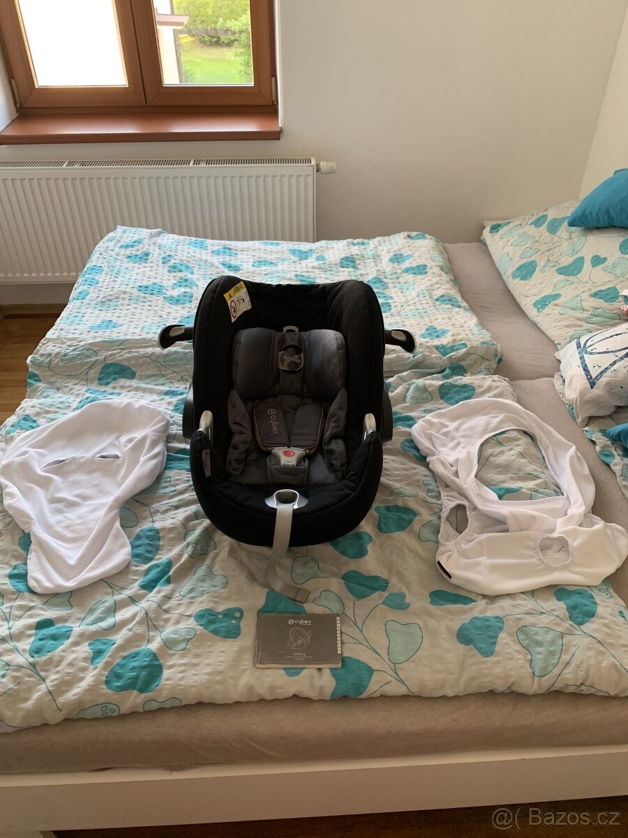 Autosedačka Cybex Aton Q plus Platinum + Cybex letní potah - 5