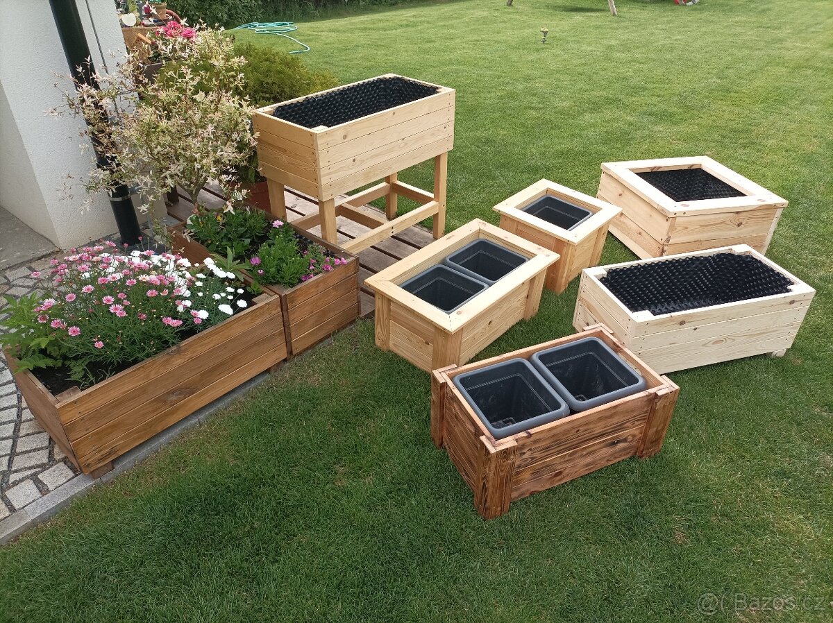 Vyvýšený záhon, květináč, truhlík skladem - 5