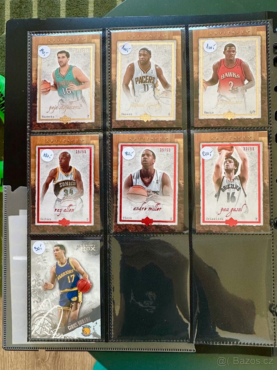 NBA karty (limitky,podpisovky, dresovky) - 5