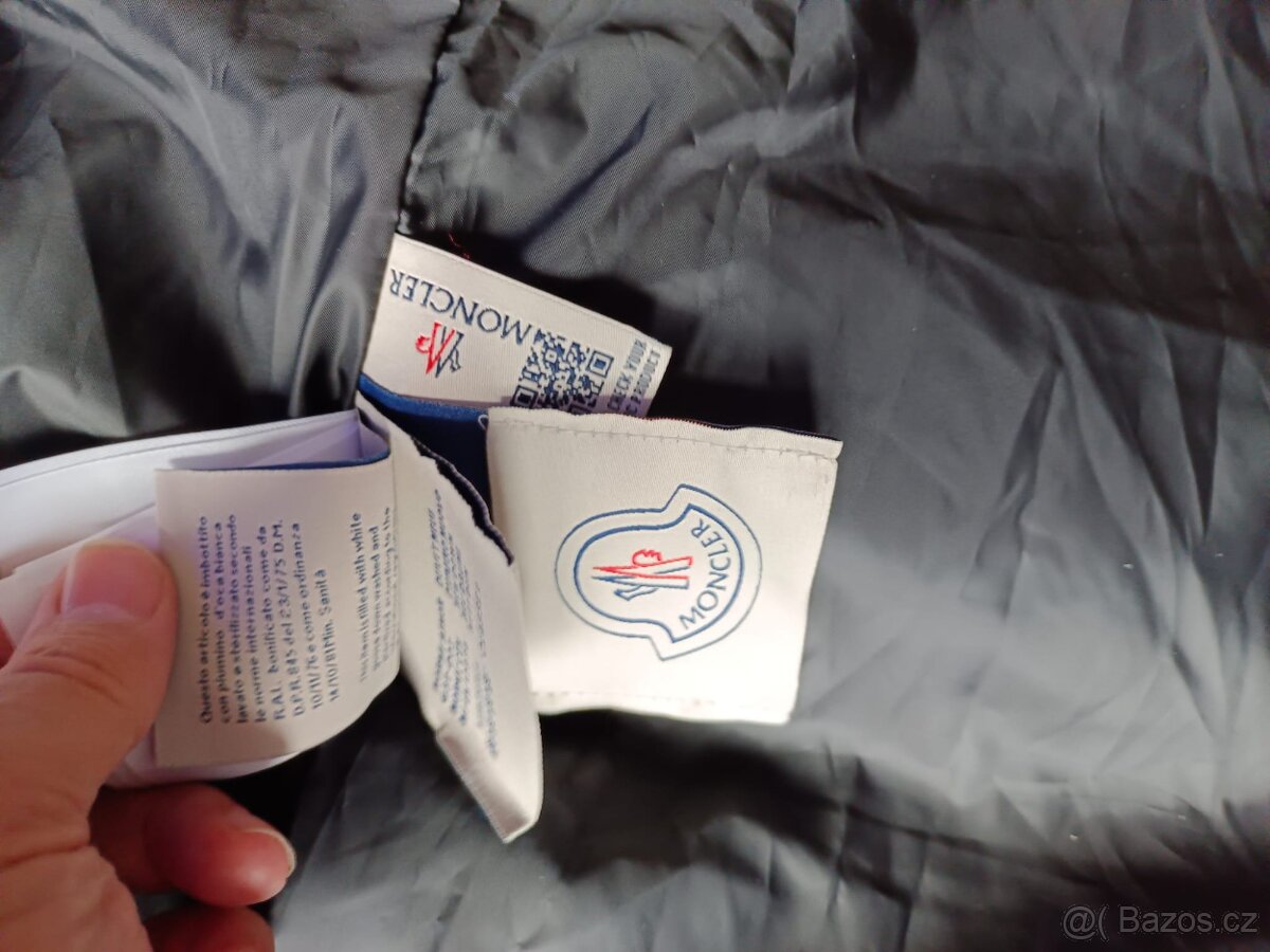 Dámský nový lesklý zimní kabát - bunda Moncler XXL - 5