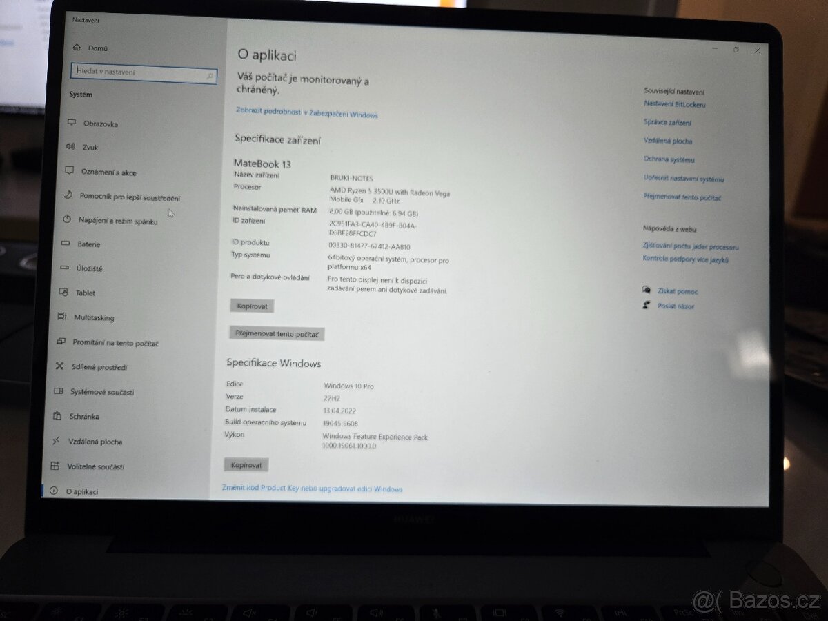 Ultrabook Huawei Matebook 13 - 5