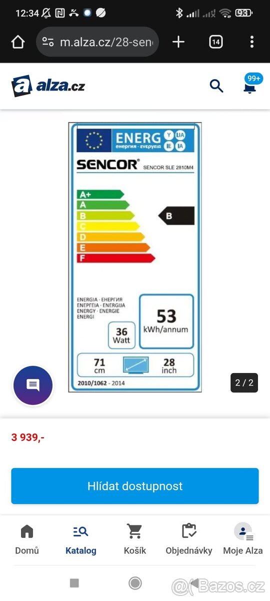 Televize Sencor - 5