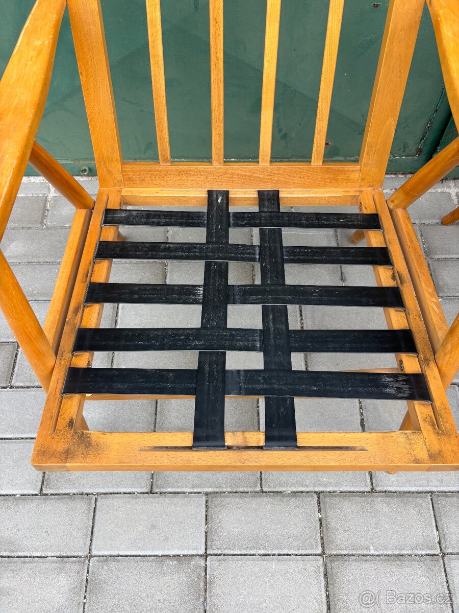 Retro konferenční stolek a křeslo - 5