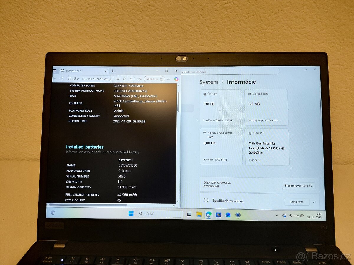 Lenovo ThinkPad T14 Gen 2| i5-1135G7| 8→32 GB RAM | 256→1 TB - 5
