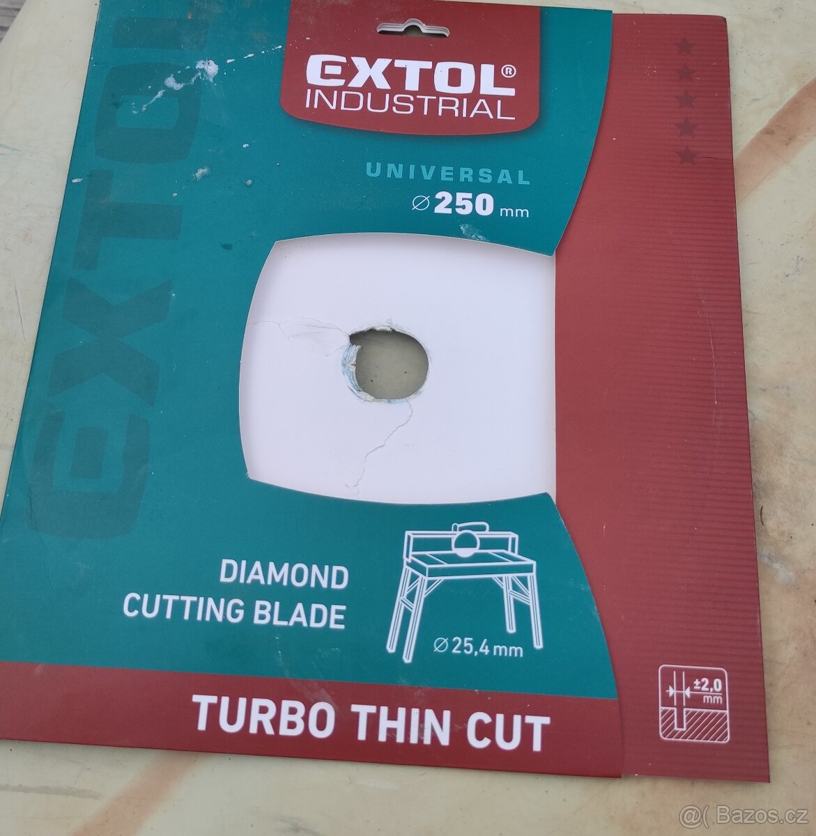 Kotouč řezný diamantový 250 x 25,4 - 5