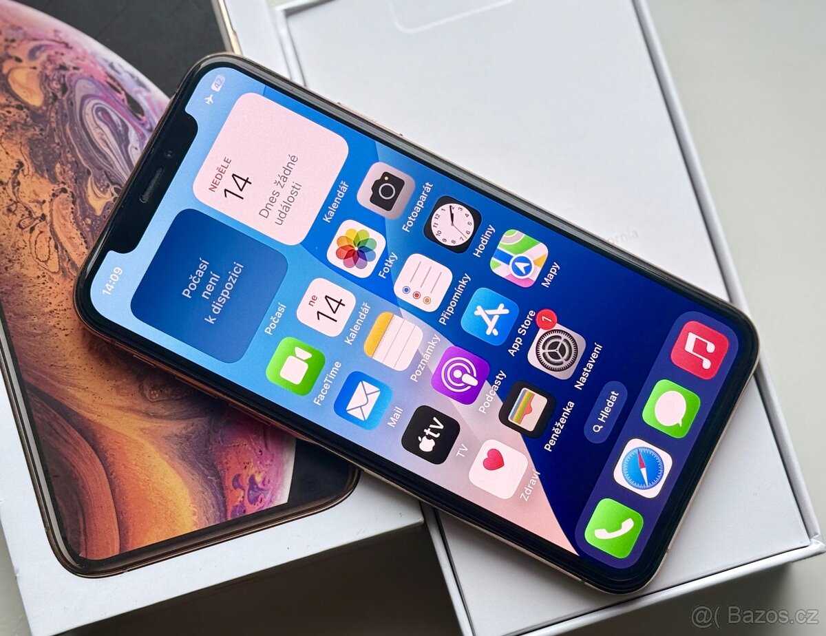 iPhone Xs Gold BATERIE 100% TOP - 5