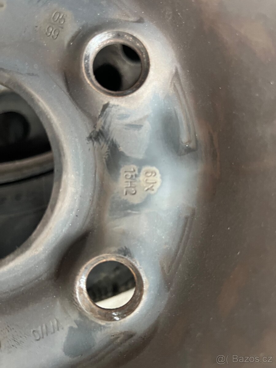 195/65 15 zimní sada Good year - 5