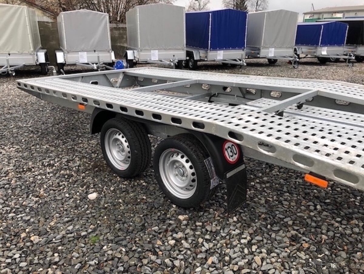 Přívěsný vozík, autopřepravník 460x205cm,2700kg,VDI2700