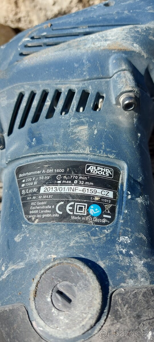 VRTAČKA bez příklepu ALPHA TOOLS - SDS+ - 5