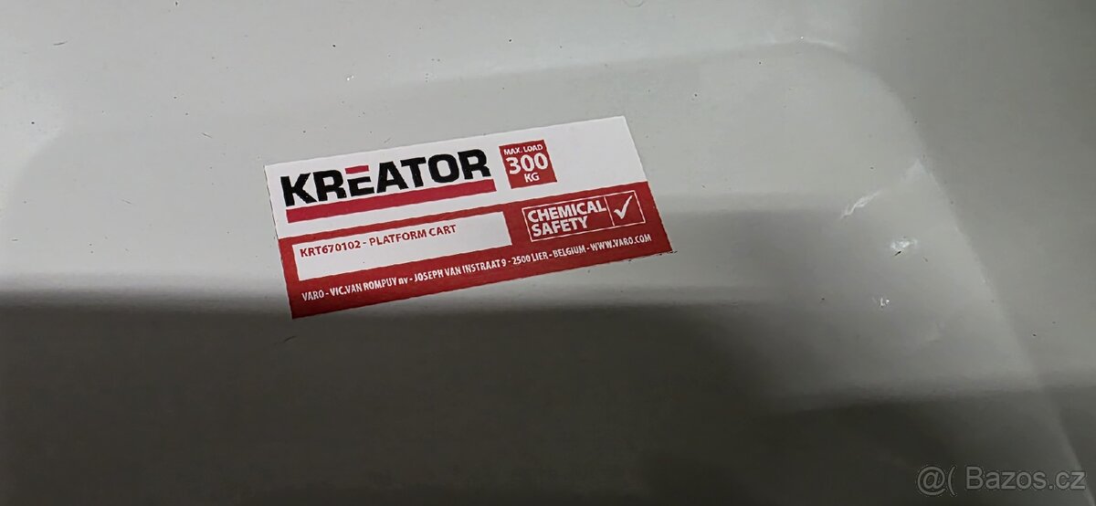 Transportní vozík 300kg, nepoužitý - 5