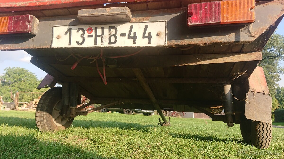 Vozík za auto na malých kolech - 5