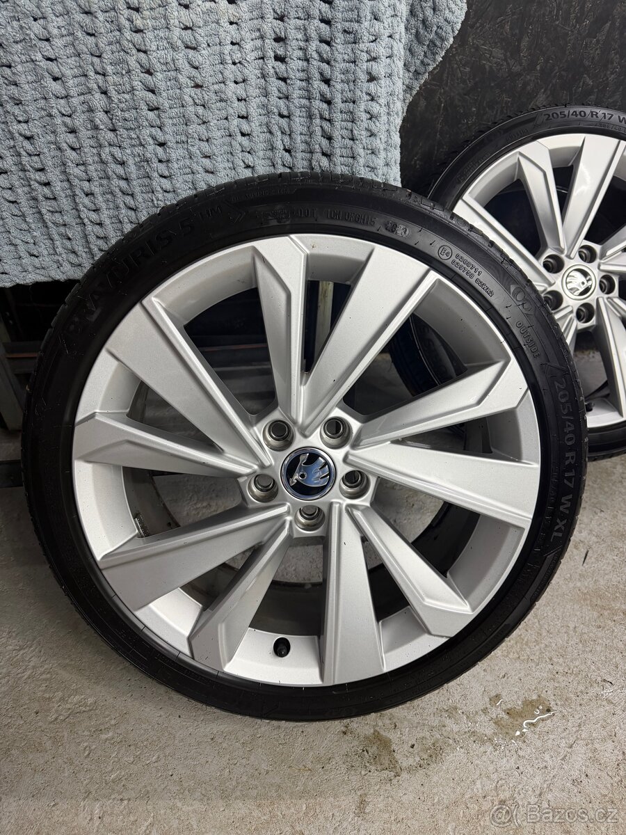 Alu 5x100 škoda R17 - 5