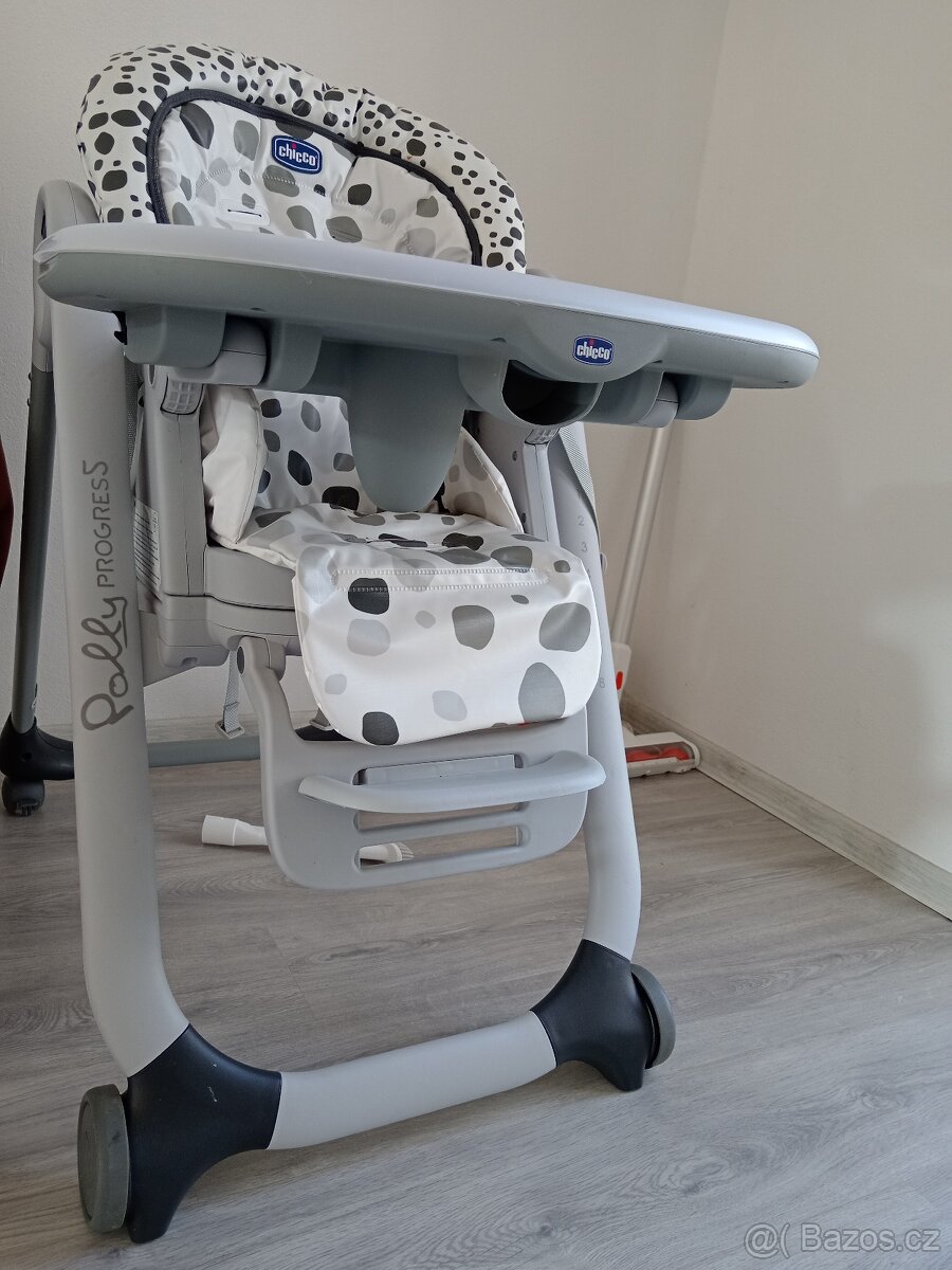 Jídelní židlička Polly Progres5 4 kola - Anthracit - 5