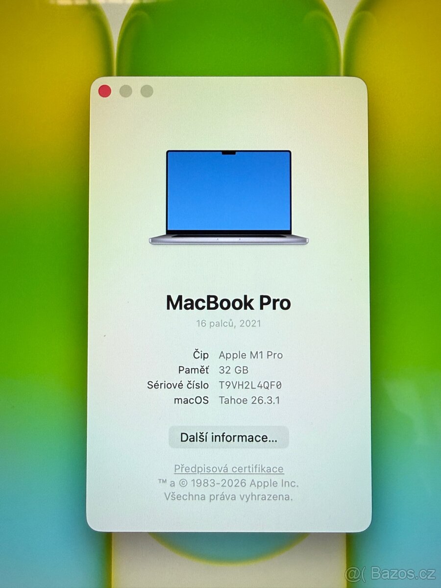 MacBook PRO 16” M1 PRO 2021 - 5