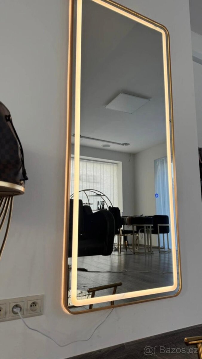 Zrcadlo 170x70 kadeřnické se svetlem - 5