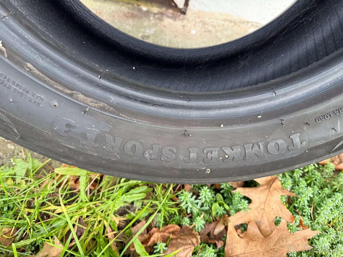 Pneu tomket letni 235/55 r17 s plechy 5x108 - 5