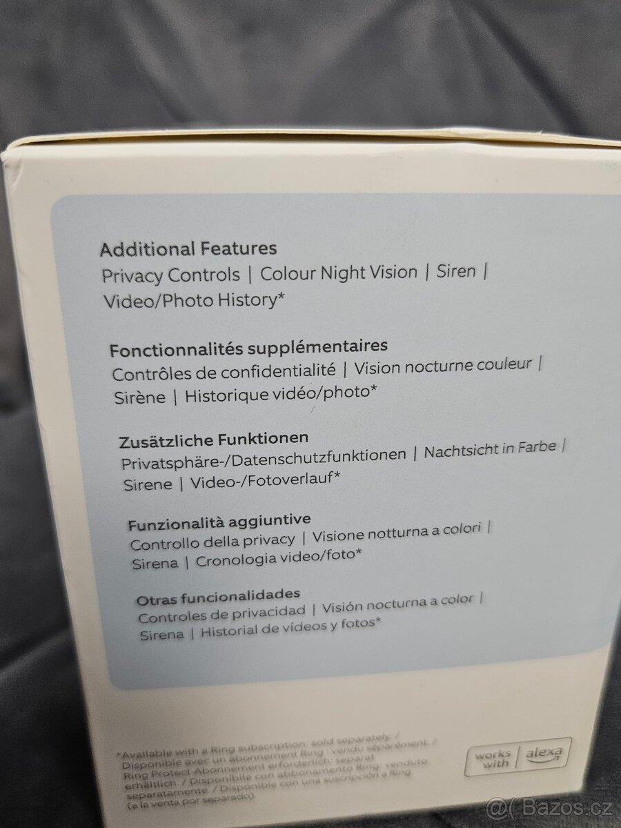 Chytrá kamera Ring Indoor Cam- nové jen rozbalené - 5