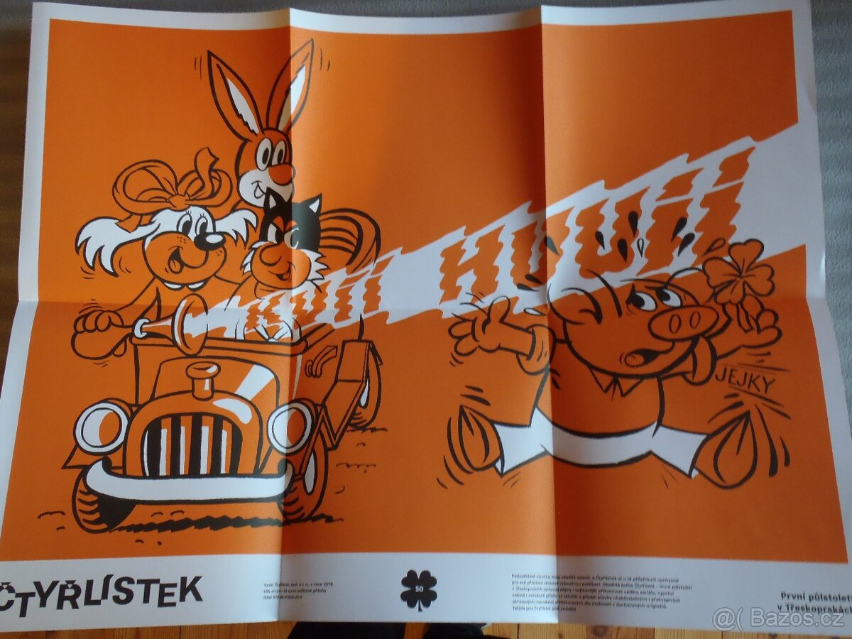 Čtyřlístek První půlstoletí v Třeskoprskách+desky+pohlednice - 5