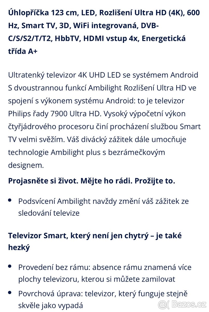 Phillips 49PUS8909 128 cm 4K Android - 5