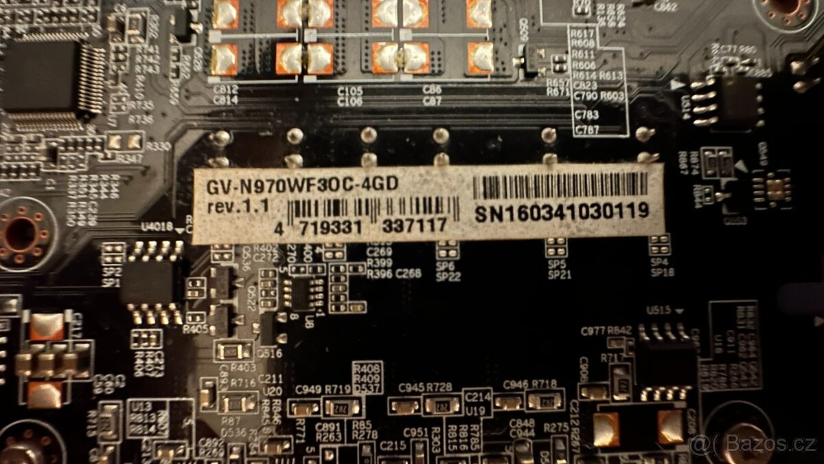 GPU GIGABYTE GTX 970 WindForce 3X OC 4GB - 5