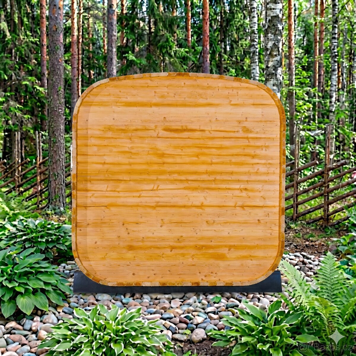 Finská sauna hranatá thermowood 240 - 5
