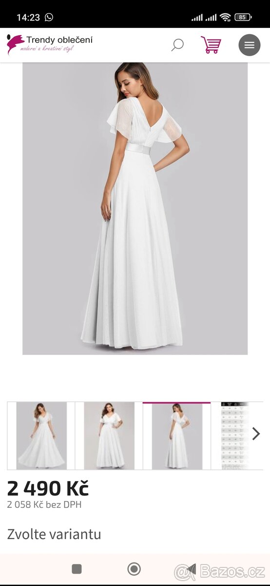 Bílé šaty - 5