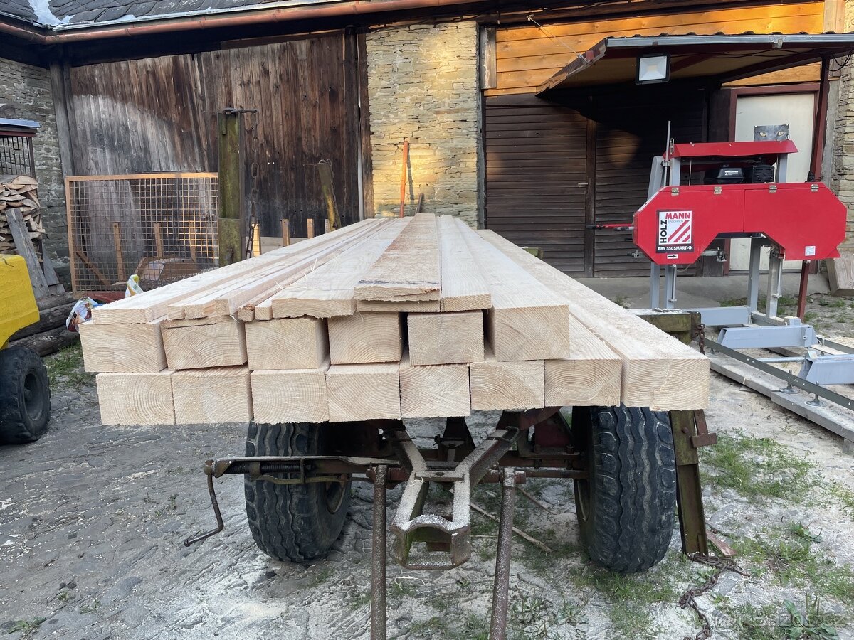 stavební řezivo, desky, trámy, laťe - 5