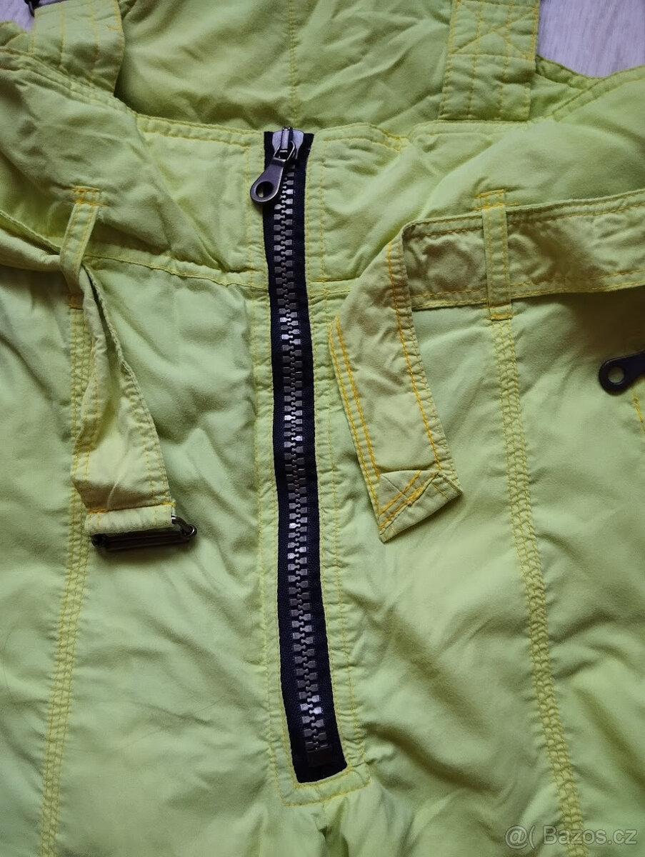 Lyžařské kalhoty vel.L/42 zelenkavé Made in Italy - 5