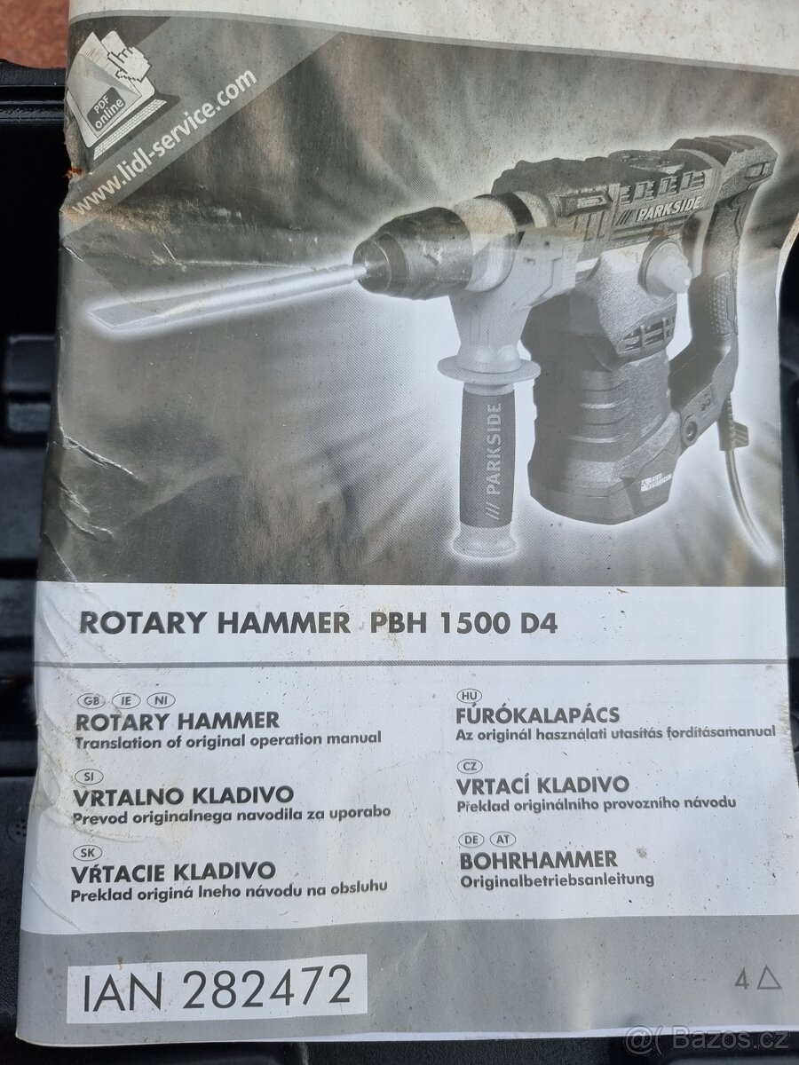 Vrtací kladivo Parkside - 5