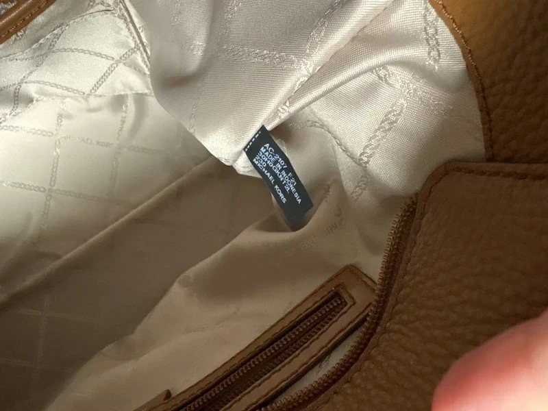 Michael Kors Beck hnědá kožená kabelka - 5