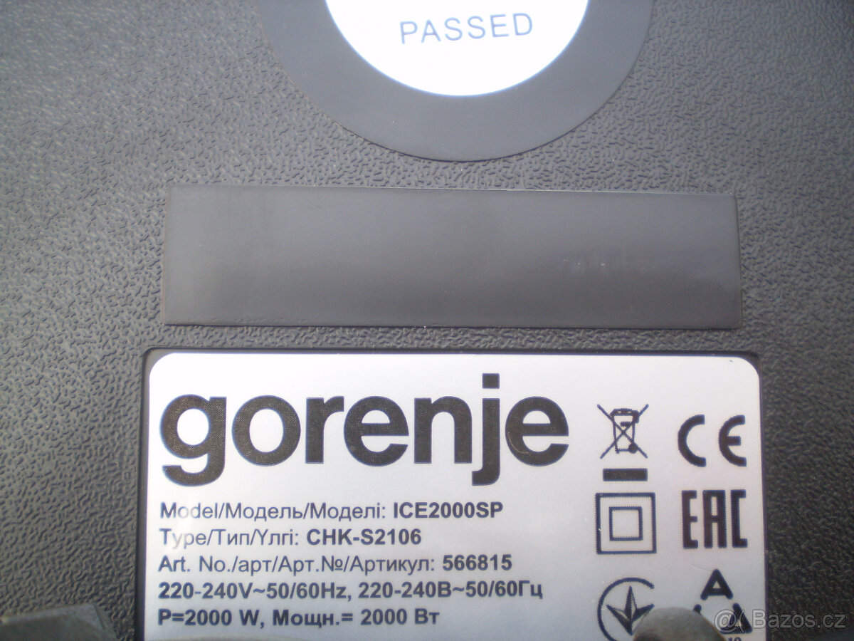 Vařič indukční Gorenje ICE2000SP - 5