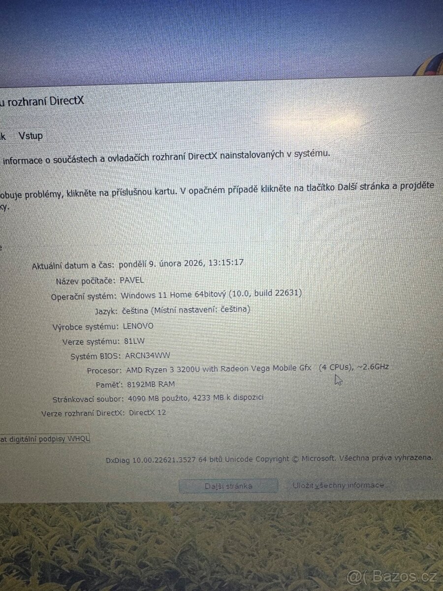 Notebook Lenovo - 5