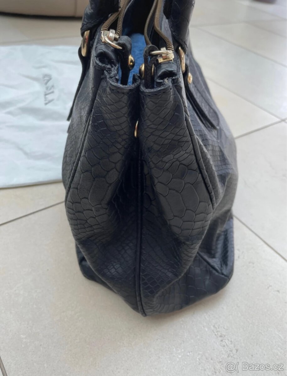 Černá kožená dámská kabelka Marella - 5