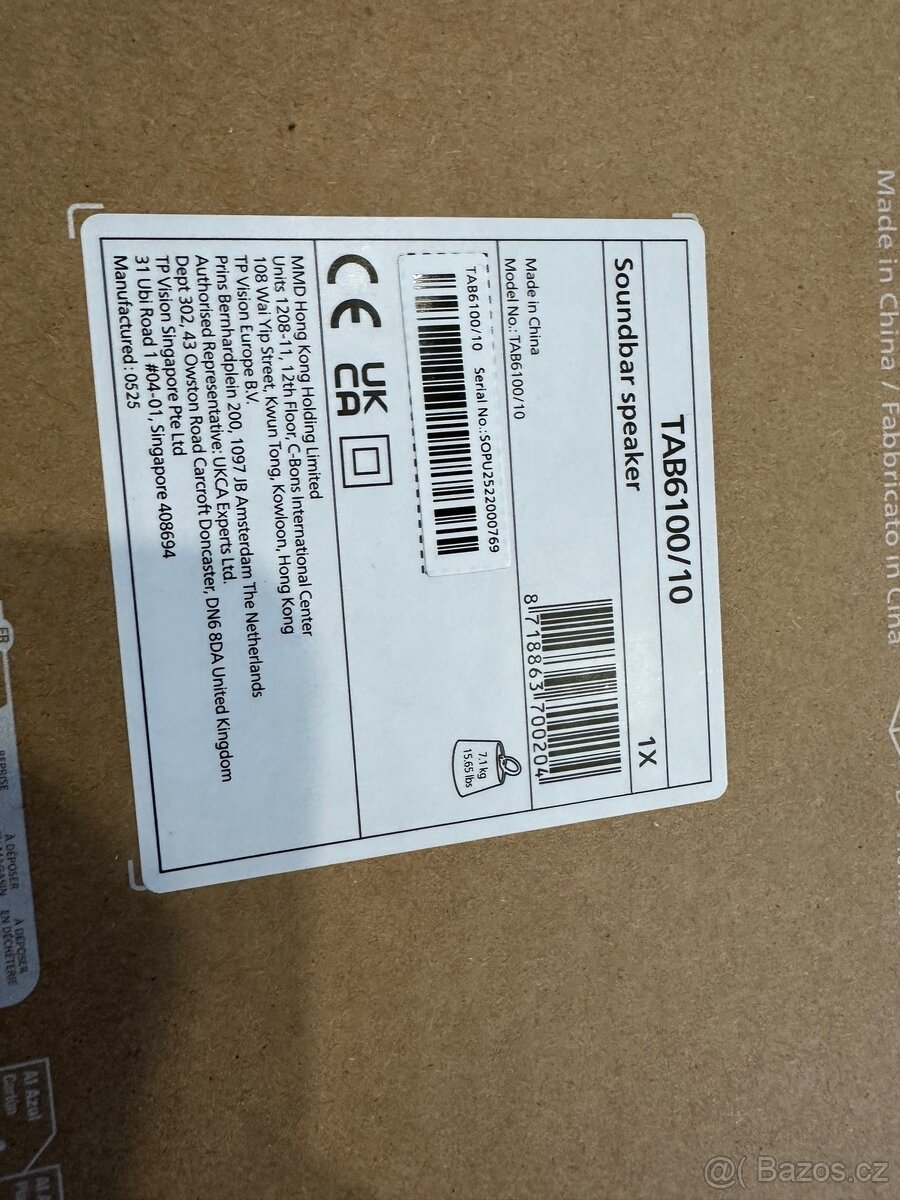 Soundbar Philips TAB6100 černý - 5