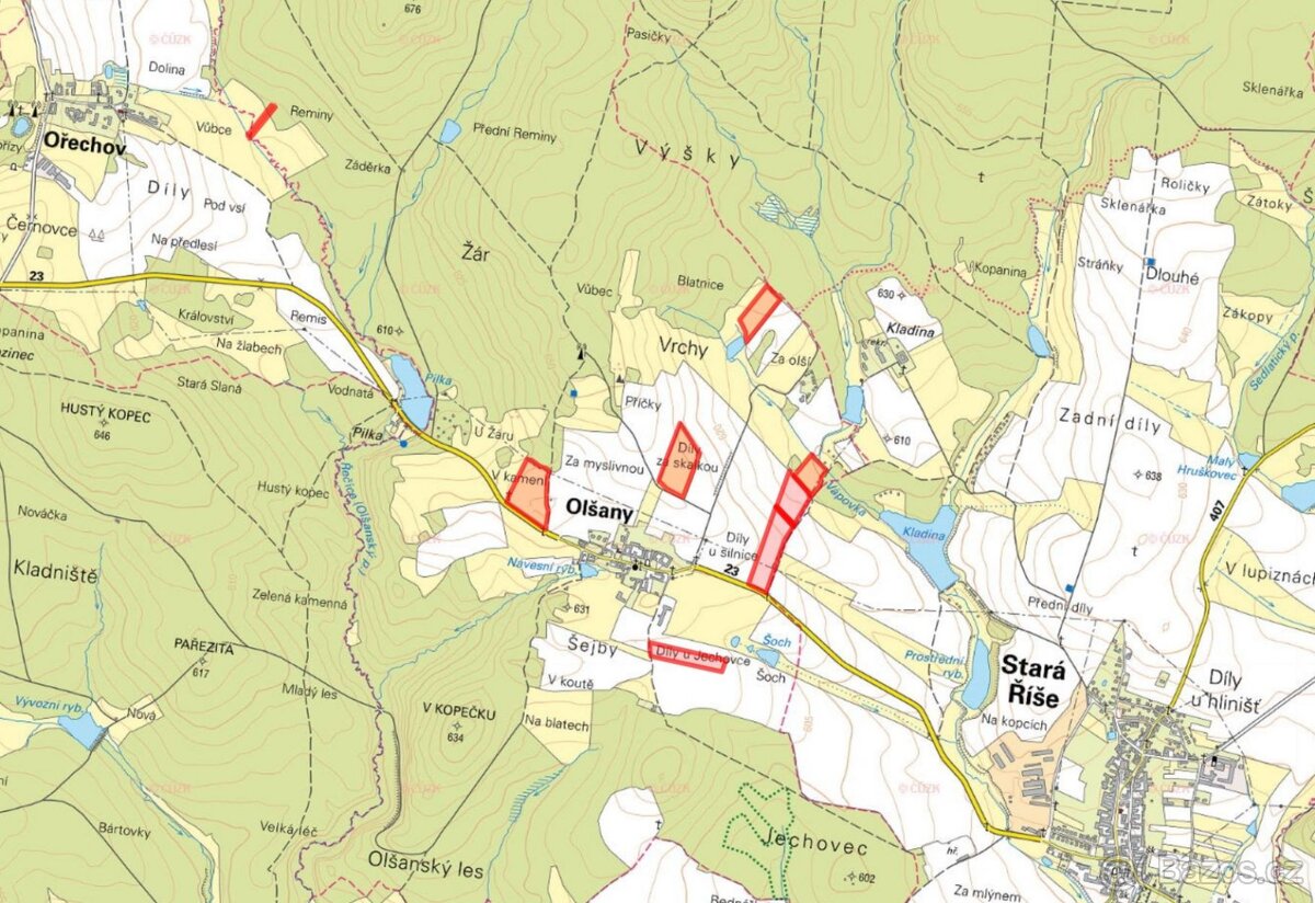 Zemědělská půda, prodej, Olšany, Jihlava - 5