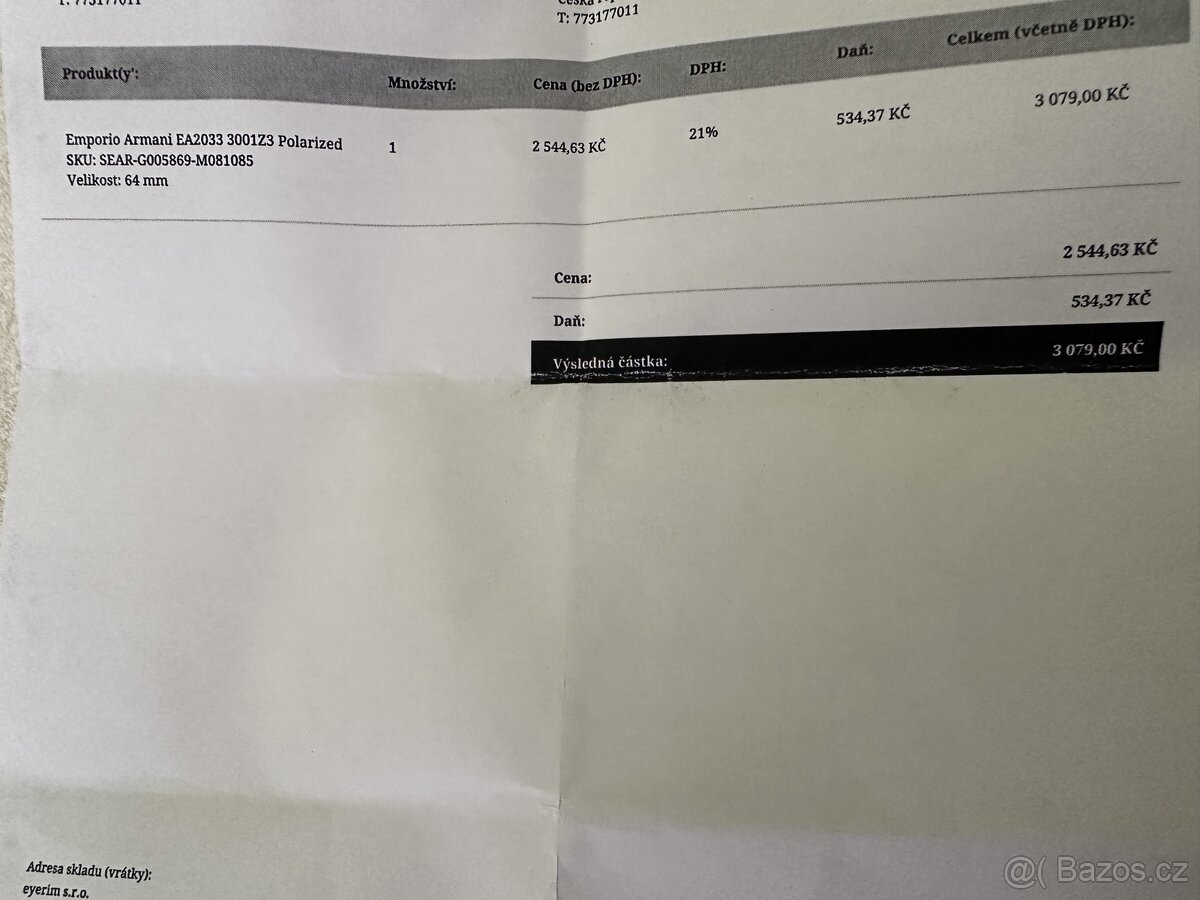 Sluneční brýle Emporio Armani - 5