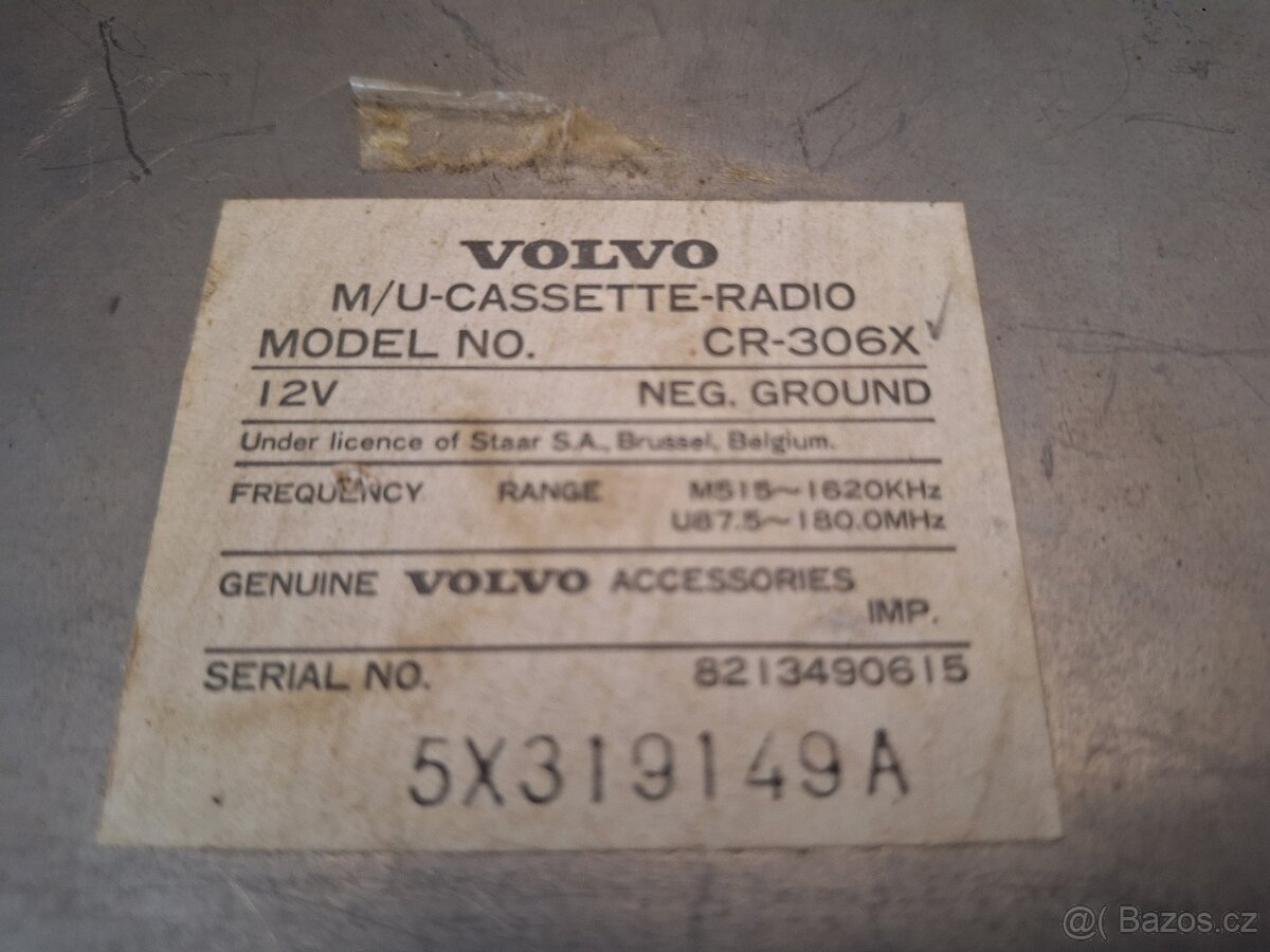 Volvo CR-306X autoradio - 5