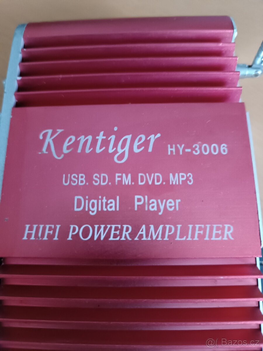 Zesilovač + FM radio + přehrávač SD/MMC 12V/220V - 5