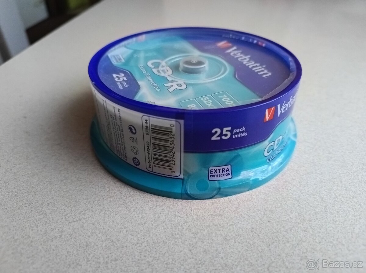 NOVÁ, nerozbalená CD-R a CD-R a DVD-RW. I jednotlivě. - 5