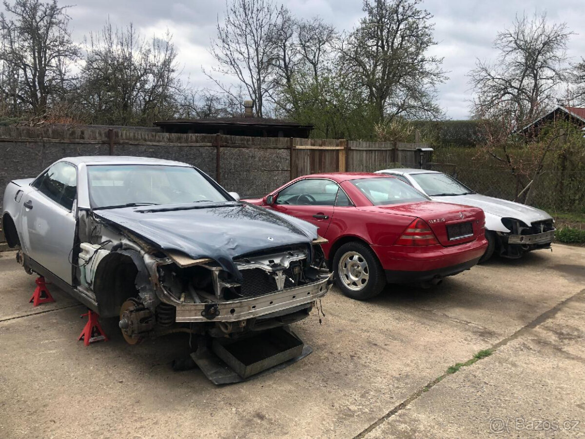 MERCEDES BENZ SLK všechny díly z nebouraných vozů - 5